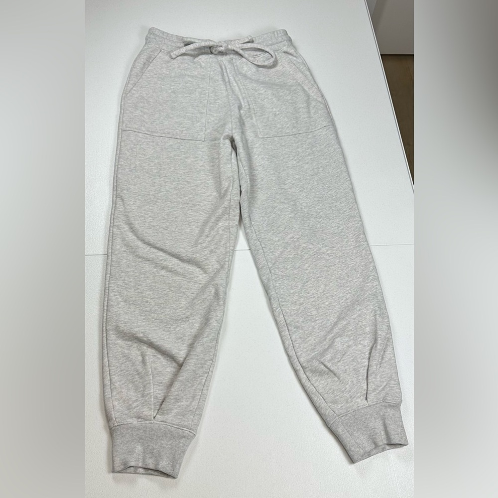 7 For All Mankind Light Gray Fleece Women’s Joggers‎ Size Small
